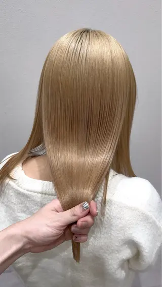 セミロング 髪質改善×縮毛矯正 特化サロン/森脇のヘアスタイル
