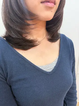 ミディアム fenice natsumiのヘアスタイル