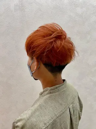 ショート カラー メンズ 加藤 産休につき8月末までのヘアスタイル