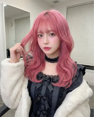 ロング カラー ヘアアレンジ 🎀愛されモテヘア♡ 梅澤夏基🎀のヘアスタイル