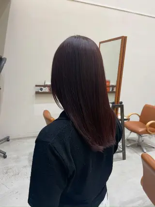 セミロング 三宅 瑠偉のヘアスタイル