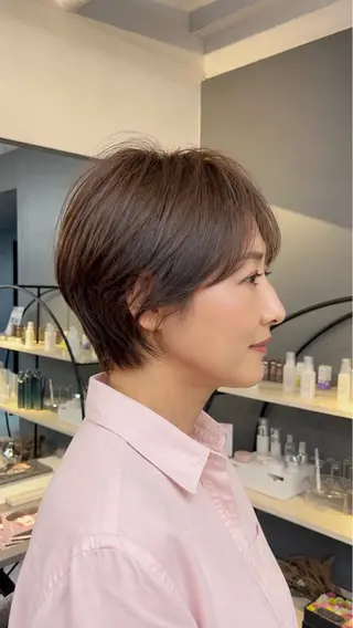 ショート 久保 佳乃のヘアスタイル