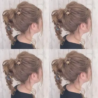 セミロング ヘアアレンジ 🌷MAYU 🌷のヘアスタイル