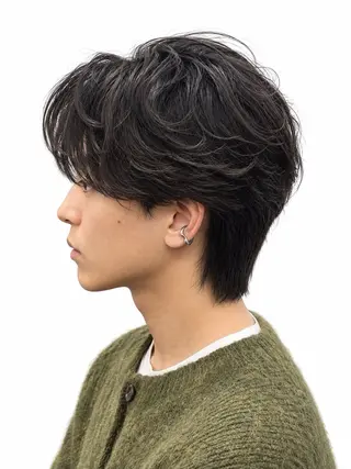 ショート パーマ メンズ 🔥横浜パーマ🔥 優馬のヘアスタイル