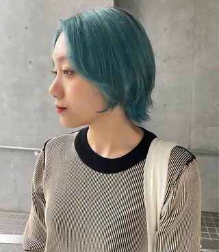 ショート カラー 🌈メンズパーマ🌈 メンズカットアリサのヘアスタイル