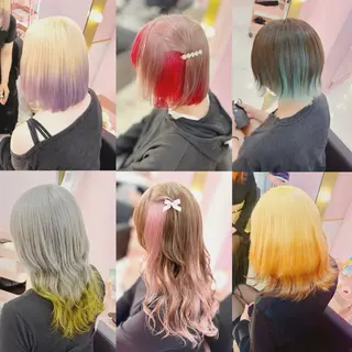 ミディアム カラー 甘ふわgirly🎀 ハイトーン🤍Ramのヘアスタイル