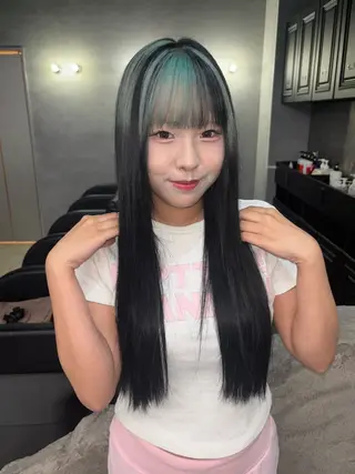 ロング カラー デザインカラー /rioのヘアスタイル