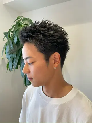 ショート メンズ CHIRU hair salonのヘアスタイル
