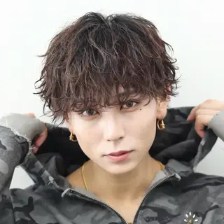 パーマ メンズ メンズ特化❗️柿崎 瑛蓮のヘアスタイル