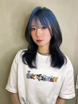 ロング カラー TaNa. 笑南(えみな)のヘアスタイル