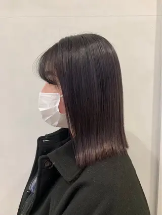 ミディアム 韓国ヘア ‎⟡.·KANA🐥のヘアスタイル