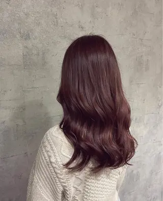 セミロング カラー 唐澤 千尋のヘアスタイル