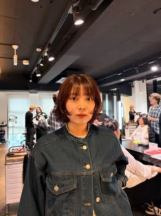 ショート パーマ 中川 蓮のヘアスタイル
