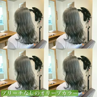 ミディアム カラー navile原宿 yumaのヘアスタイル