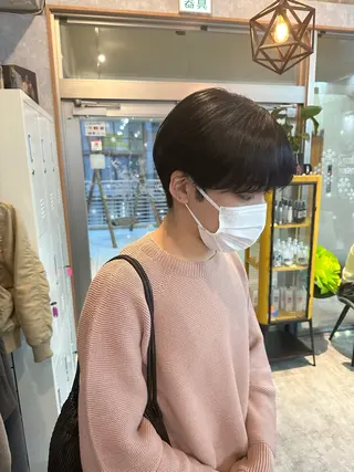 ショート モテ髪/ボブ/ショー ト/アダチフウトのヘアスタイル
