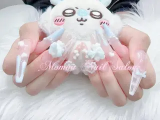 ネイル MoMoA Nail ネイル長さ出し専門店のネイルデザイン