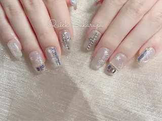 ミディアム Quick Sukarupu池袋のネイルデザイン
