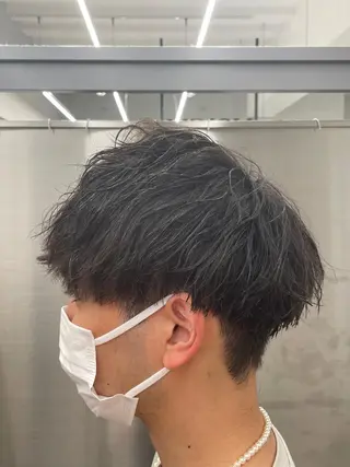 ショート メンズ 京都河原町 メンズパーマ助川龍哉のヘアスタイル