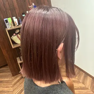 ミディアム カラー 【似合わせカット 】🦋岩崎 美保🐾のヘアスタイル