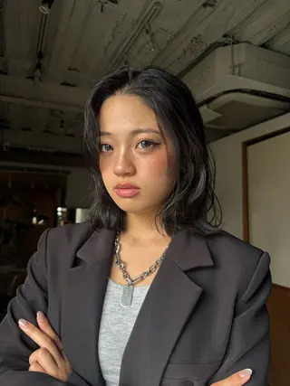 ミディアム 似合わせカラー ／emiのヘアスタイル