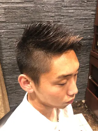 ショート メンズ 代表 武田晃英のヘアスタイル