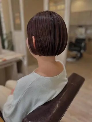 ショート カラー 宇治／美容師 Eclat/合場🍎のヘアスタイル