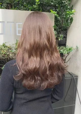 セミロング カラー 矢野 晃平のヘアスタイル