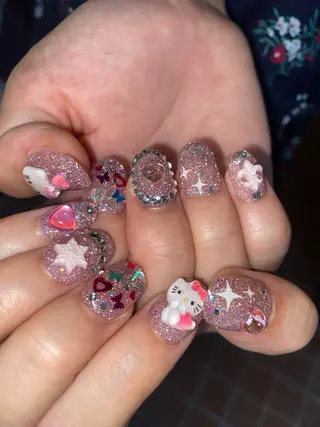 ネイル 個性派🌺推しネイル 💅💞hota🐇のネイルデザイン