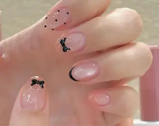 ネイル H3 Nail Tsuki🦋💙のネイルデザイン
