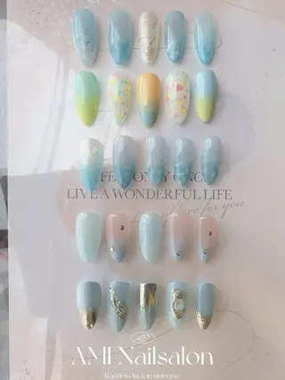 セミロング AMI Nailsalonのネイルデザイン