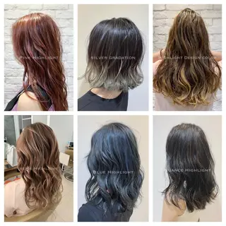 セミロング カラー 【髪質改善/透明感】 上野 聖斗のヘアスタイル
