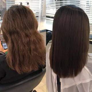 ミディアム カラー パーマ ヘアアレンジ メンズ ネイル マツエク・マツパ KANAMI 🌏のヘアスタイル