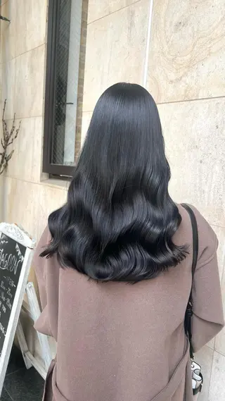 セミロング カラー 韓国系レイヤー特化 hiroのヘアスタイル