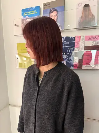 ショート カラー 🙃 透明感カラー/ボブのヘアスタイル