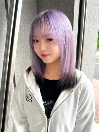 ミディアム カラー 🦋色落ちまで綺麗に 🦋KOKIのヘアスタイル