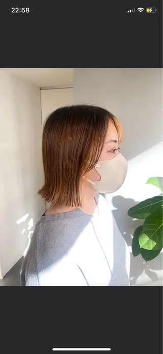 ミディアム ヘアアレンジ ボブ /ニュアンス/ satomi🧸💖のヘアスタイル