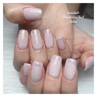 ミディアム ネイル 🐾enen style 🐾のネイルデザイン