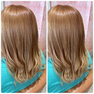 ミディアム カラー おおやま たくみのヘアスタイル