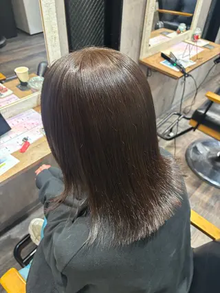 ミディアム カラー 田中澪🩵ྀི /HUG横浜のヘアスタイル