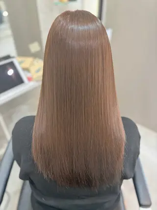 ロング カラー karen 髪質改善のヘアスタイル