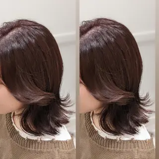 ミディアム Yuka ∥ 深層筋 ×睡眠改善ヘッドスパのヘアスタイル