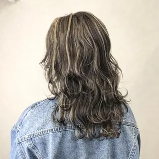 セミロング TATSUYA アートディレクターのヘアスタイル