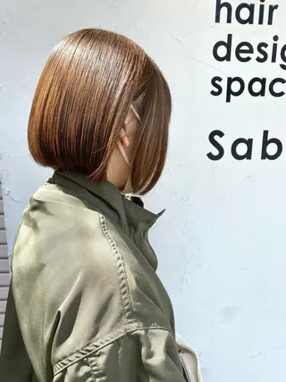 ミディアム Sabby氏川洸希 パーマのヘアスタイル