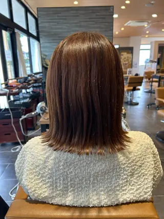 ミディアム 川野 柚奈のヘアスタイル