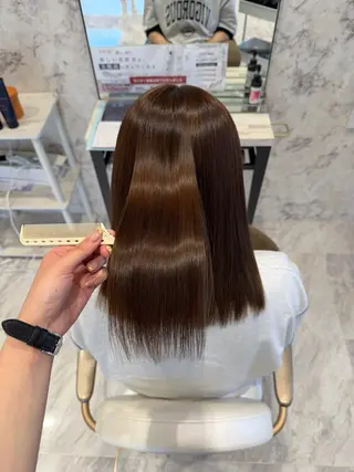 ミディアム カラー 凛乙菜 ／ 透明感カラーのヘアスタイル