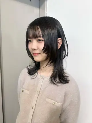ミディアム 瑠莉🪩 薬院/天神南/今泉のヘアスタイル