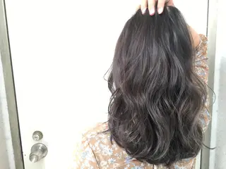 セミロング カラー パーマ ヘアアレンジ Zina福岡天神🪞 髪質改善🪞レイヤーのヘアスタイル