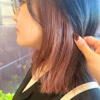 カラー 優子/ 似合わせカットカラーのヘアスタイル