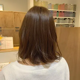 ミディアム 中村 彩音のヘアスタイル