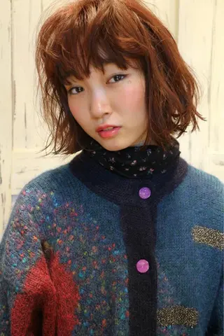 ミディアム 癖毛のモデルさん募集 /NORIのヘアスタイル